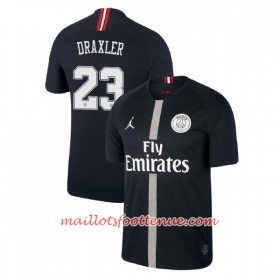 Maillot/Tenue Paris Saint Germain Draxler 23 Jodan Noir Troisième 2018/2019